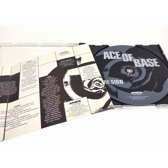 Ace Of Base The Sign CD Arista 1993 Mega Records Swedish Pop - Picture 6 of 7